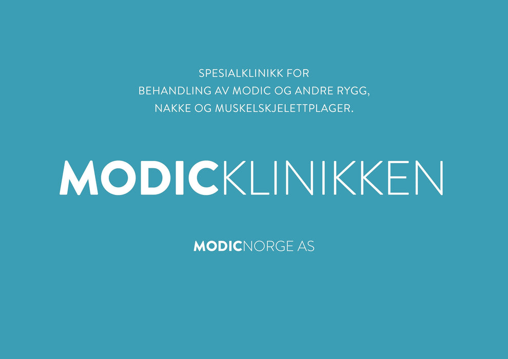 Modic-pakken (3+ måneders forbruk - Modicklinikken)