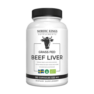 Grass Fed Beef Liver 180 kapsler