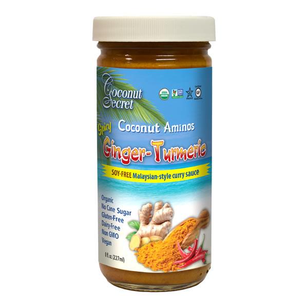 Coconut Aminos Ingefær-Gurkemeie saus